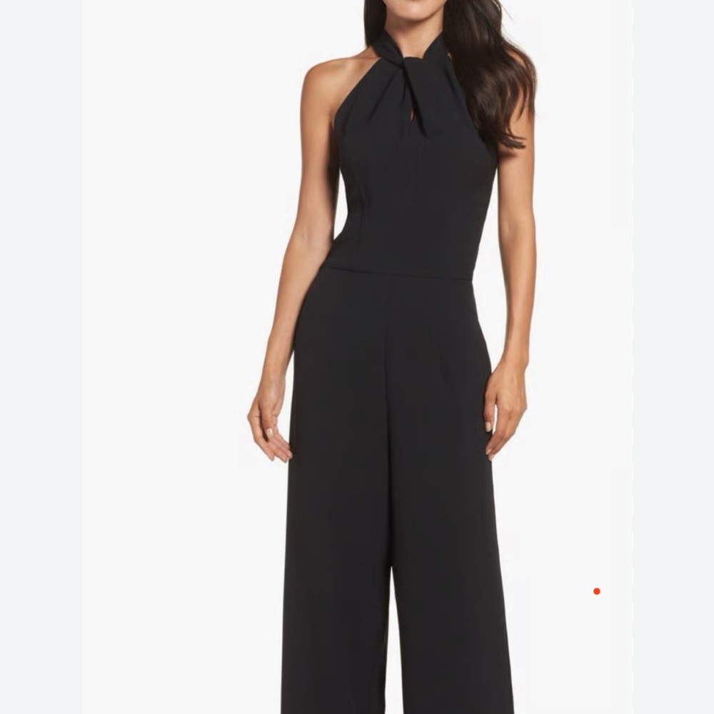 Julia Jordan Black Halter Jumpsuit